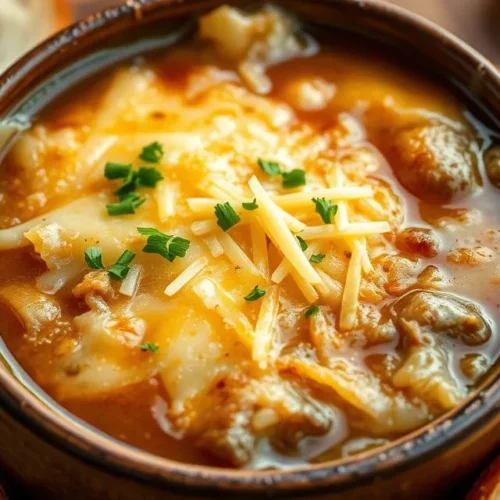 what cheese goes on french onion soup?