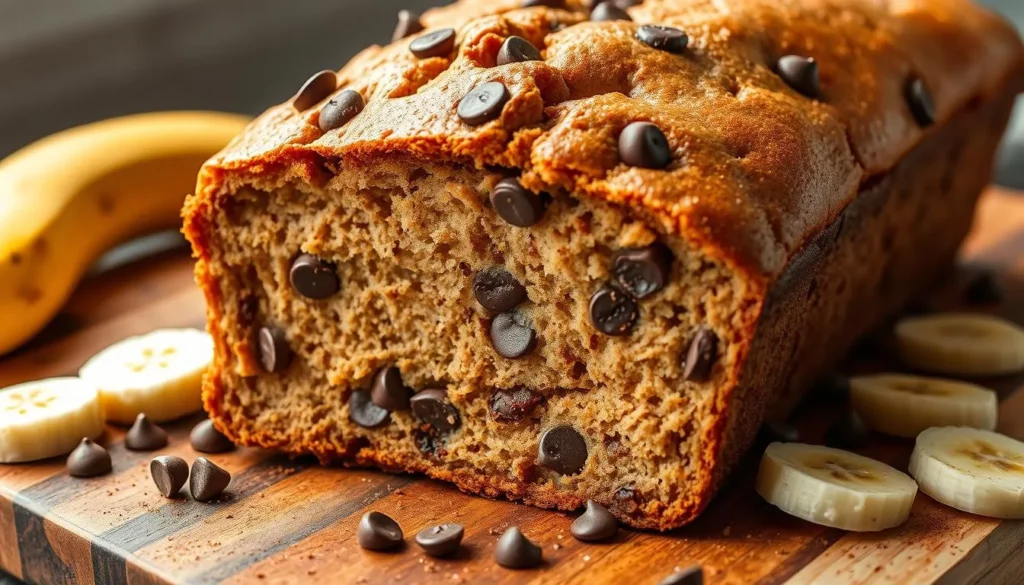 Chocolate Chips in Banana Bread