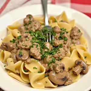 Beef Stroganoff