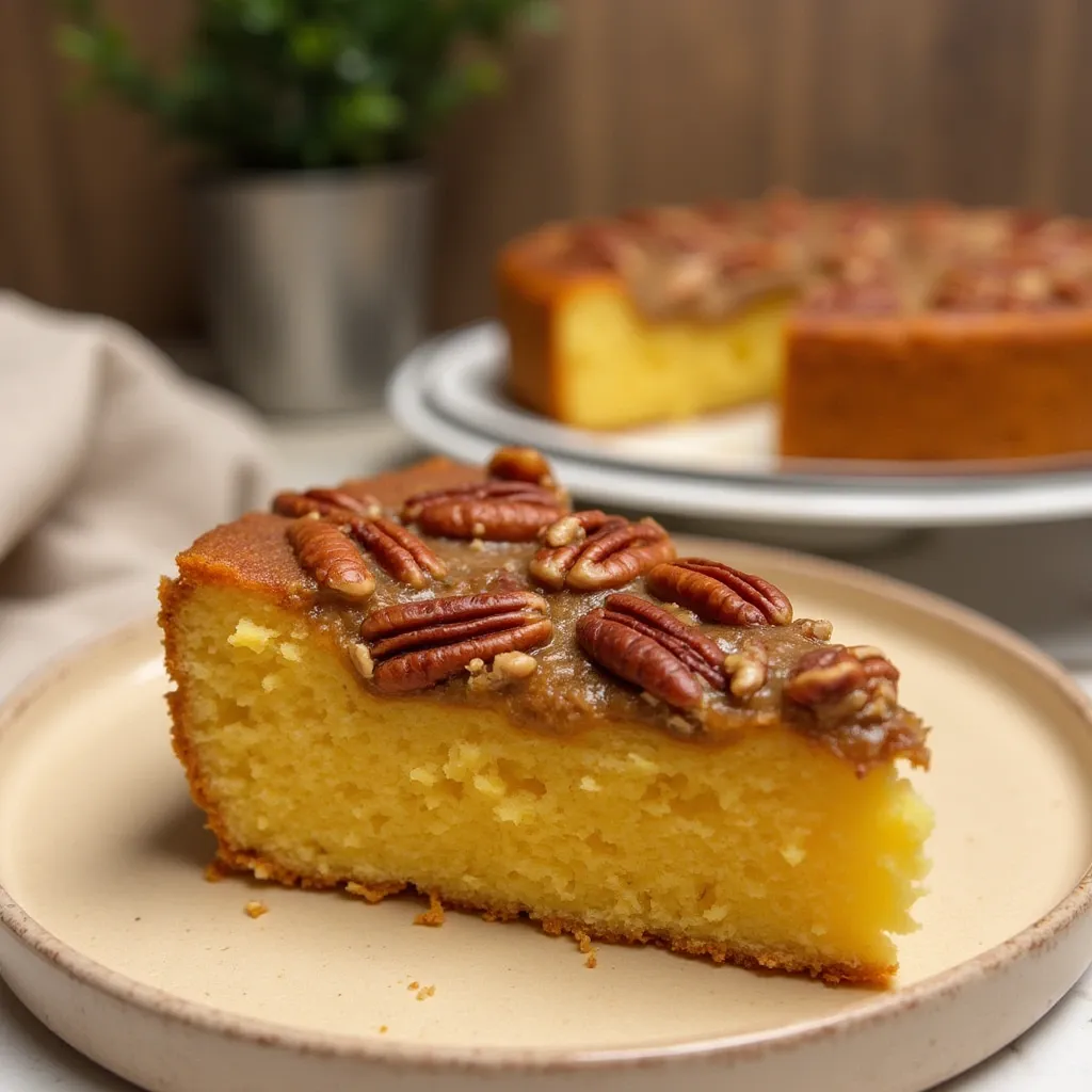 Pecan Pie Upside Down Cake